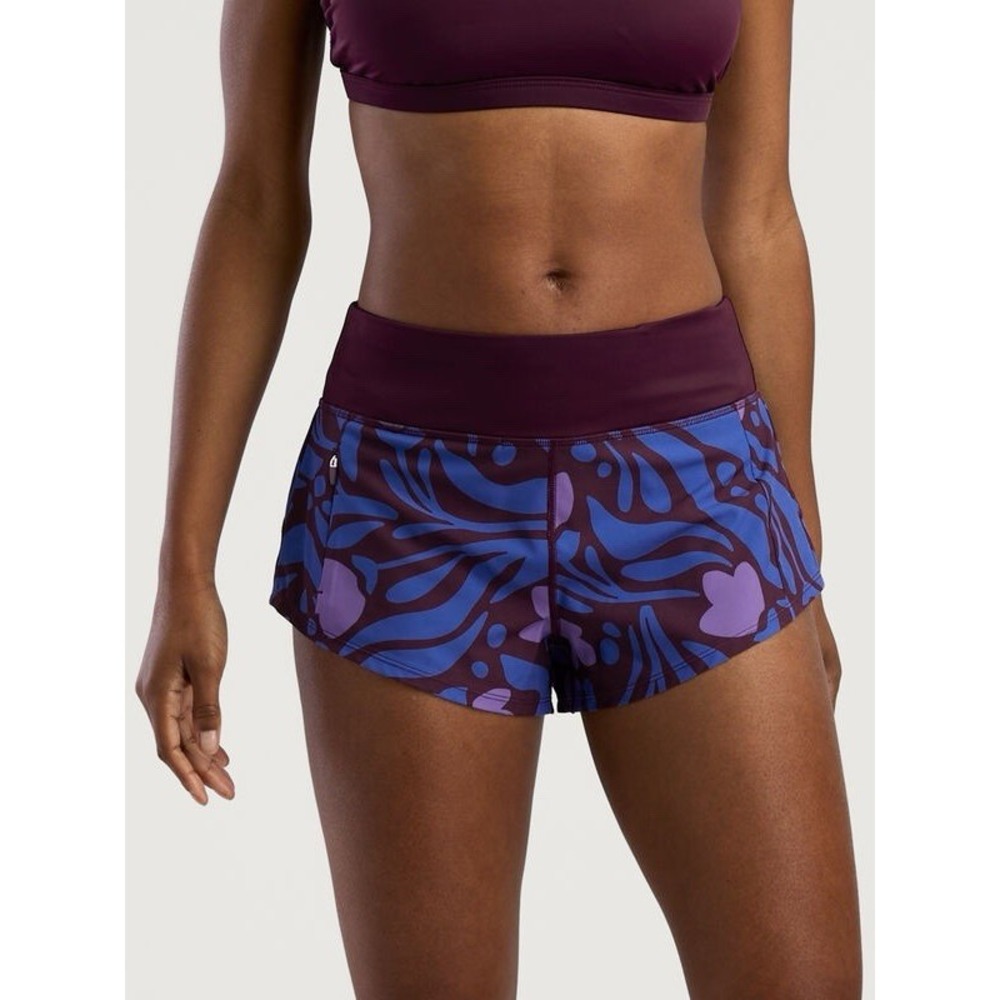 Title Nine Wahine Swim Shorts Izmir Size Small Women's UPF 50